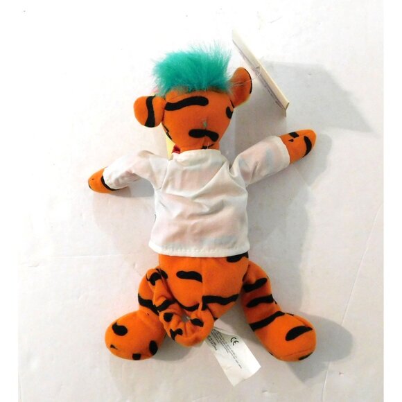 Disney Tigger Mad Scientist Mini Bean Bag Plush 9" Original Tags - Picture 5 of 6